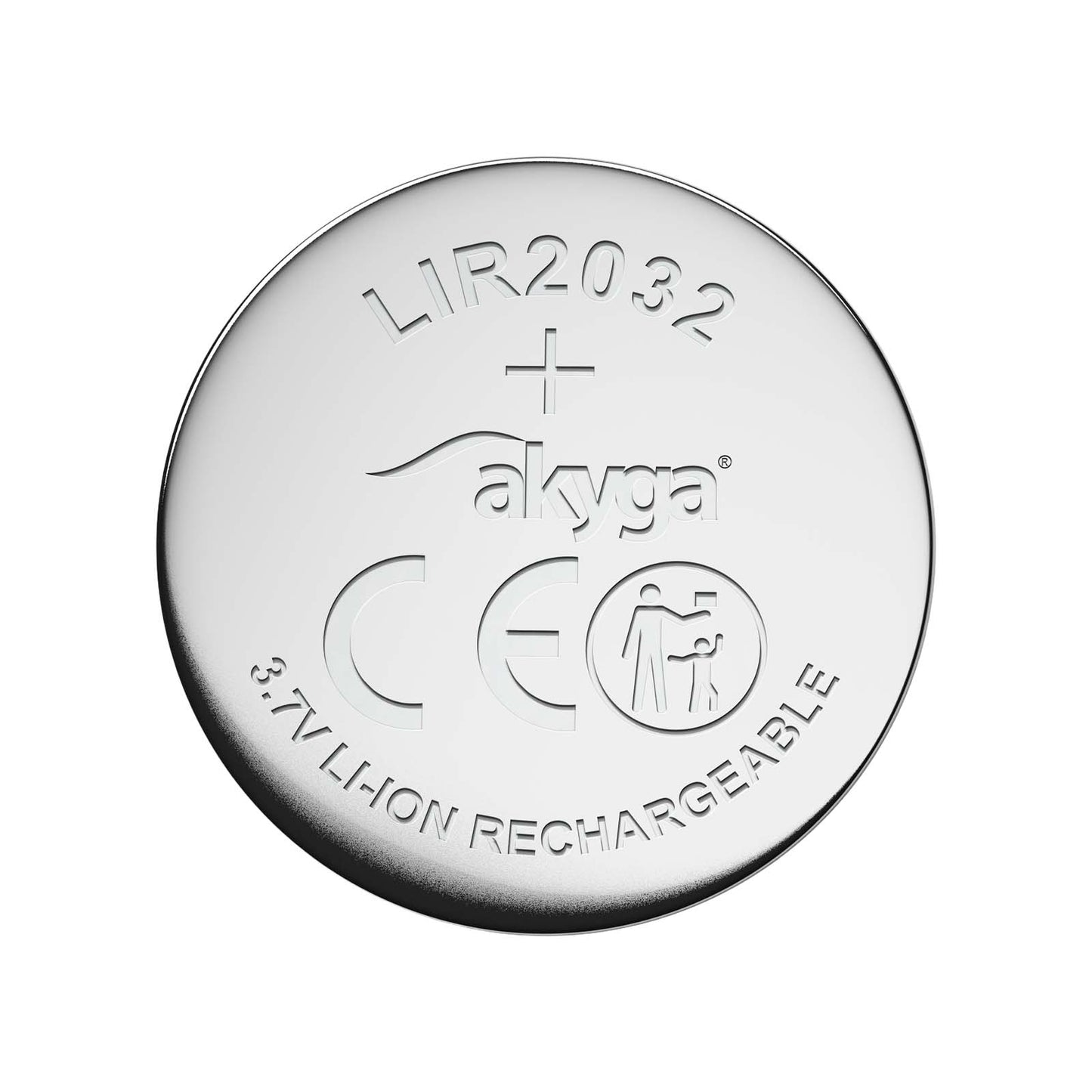 Li-Ion akkumulátor LIR2032 UltraCoin Akyga AKY1707 3.7V / 70mAh
