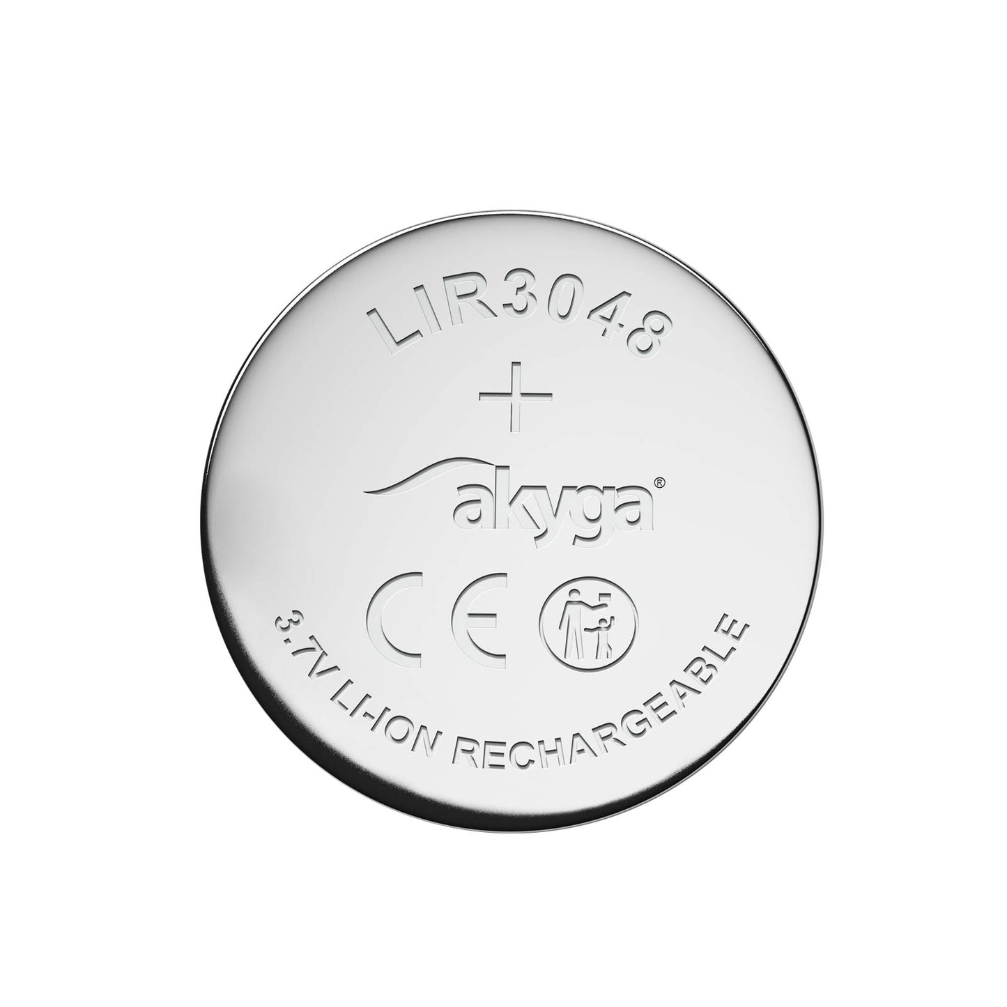 Li-Ion akkumulátor LIR3048 UltraCoin Akyga AKY1873 3.7V / 280mAh