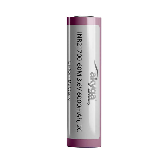 Li-Ion akkumulátor INR21700 Akyga AKY2185 3.6V / 6000mAh