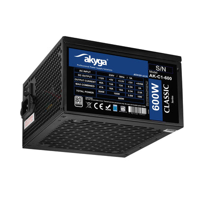 Tápegység ATX AK-C1-600 600W 80 Plus