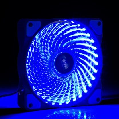 Fan 120mm MOLEX 33 LED kék AW-12E-BL