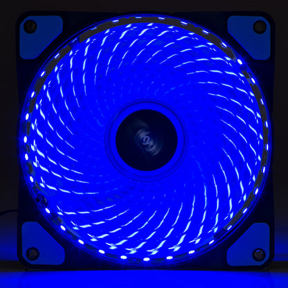Fan 120mm MOLEX 33 LED kék AW-12E-BL