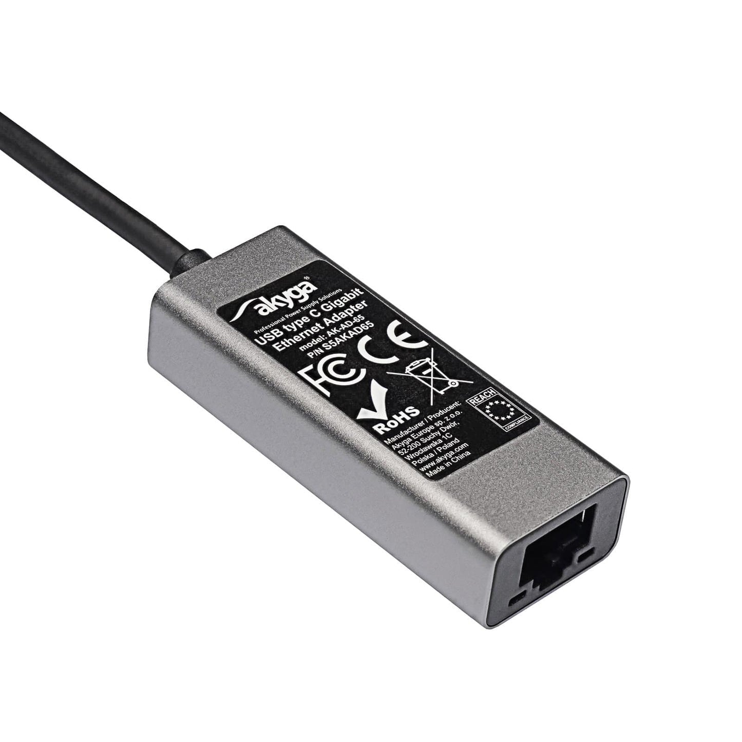 Adapter USB type C / RJ45 AK-AD-65