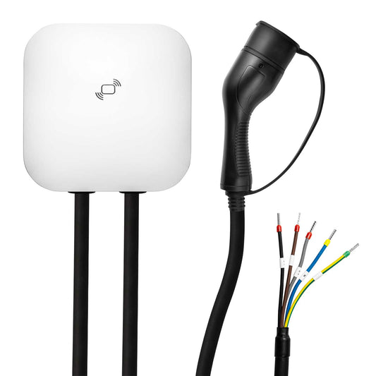 Elektromos autó töltőállomás AK-EC-21 Wallbox Type2 3-phases 16A 11kW 5m