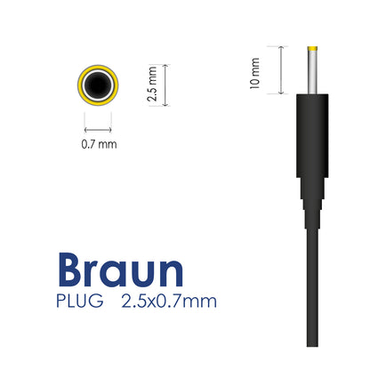 Tápegység AK-PD-29 2.3V / 750mA 1.7W Braun shavers plug