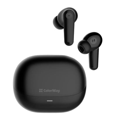 ColorWay Wireless (Bluetooth) Earphones Slim, Long Battery Life, Black