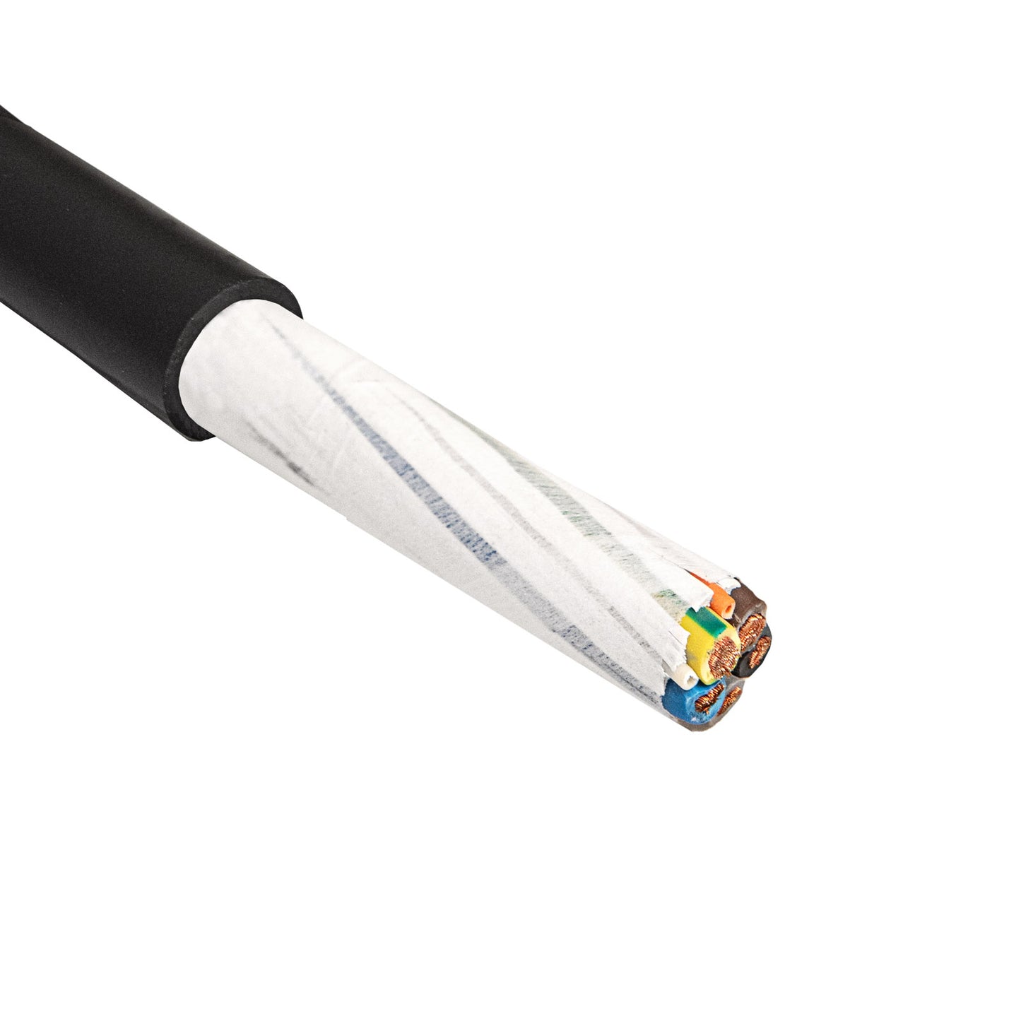 EVC Power Cable Akyga AK-SC-E12 CU 5x6mm² + 2x0.75mm² 3-Phase 32A 450/750V per meter
