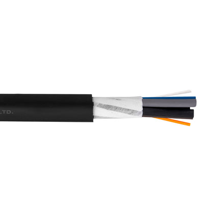 EVC Power Cable Akyga AK-SC-E12 CU 5x6mm² + 2x0.75mm² 3-Phase 32A 450/750V per meter