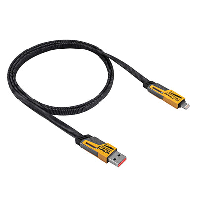 Cable USB A + USB type C / USB type C + Lightning 1m AK-USB-57 65W