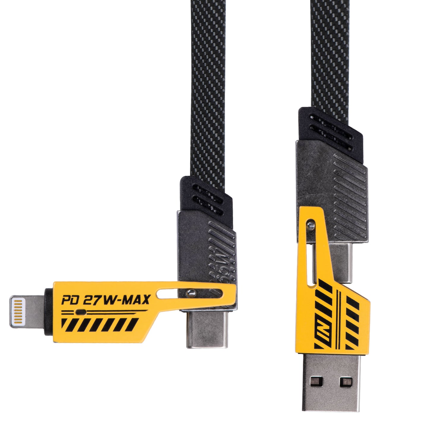 Cable USB A + USB type C / USB type C + Lightning 1m AK-USB-57 65W