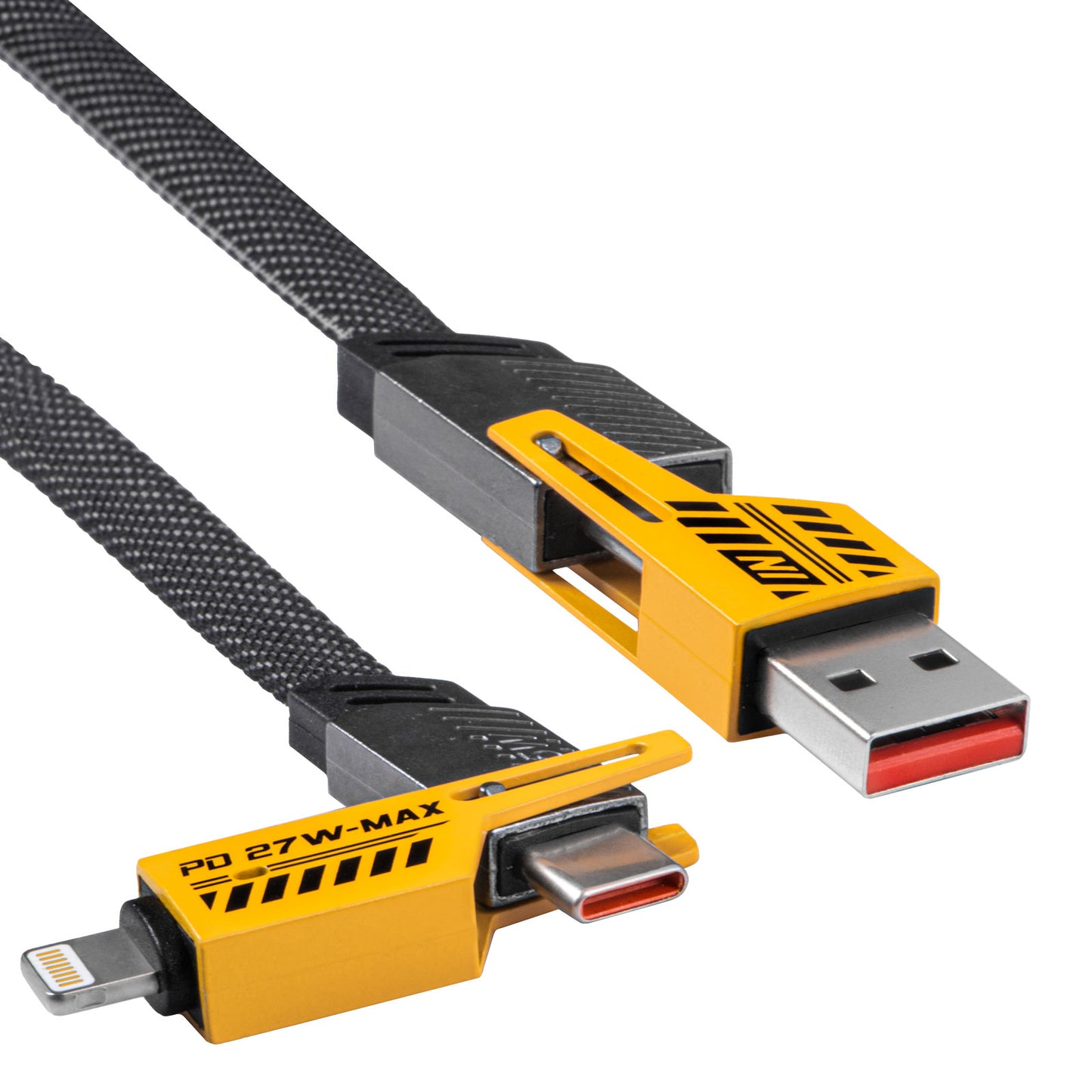 Cable USB A + USB type C / USB type C + Lightning 1m AK-USB-57 65W