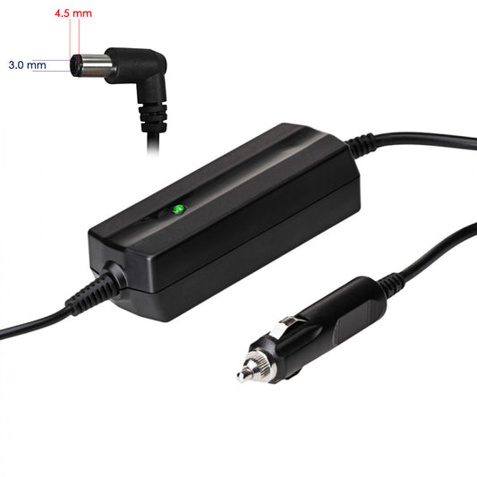 Autós Tápegység AK-ND-76 19.5V / 2.31A 45W 4.5 x 3.0 mm + pin