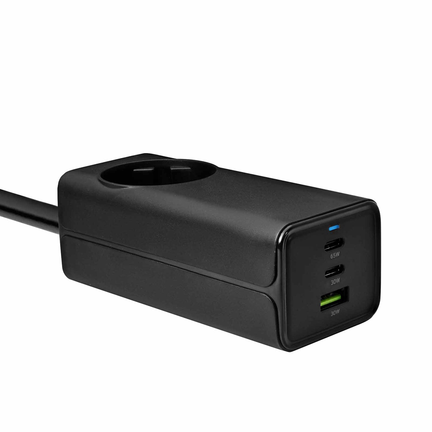 Charger AK-CH-21 AC 230V + USB-A + 2x USB-C PD 5-20V / max. 5A 65W Quick Charge 3.0 GaN