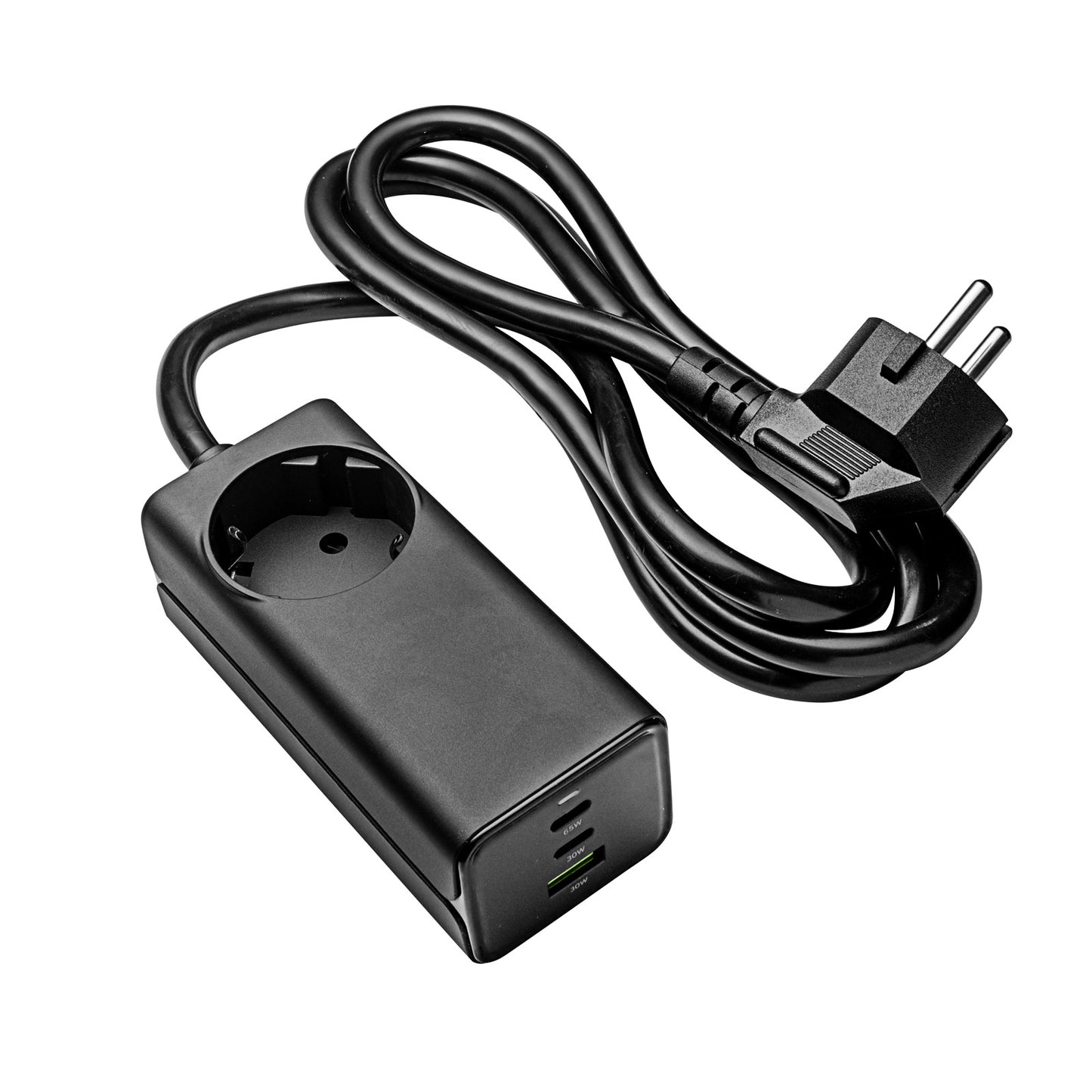 Charger AK-CH-21 AC 230V + USB-A + 2x USB-C PD 5-20V / max. 5A 65W Quick Charge 3.0 GaN