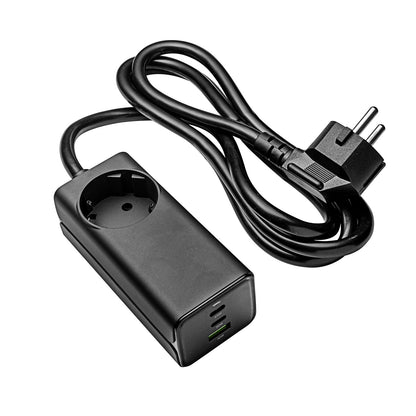 Charger AK-CH-21 AC 230V + USB-A + 2x USB-C PD 5-20V / max. 5A 65W Quick Charge 3.0 GaN