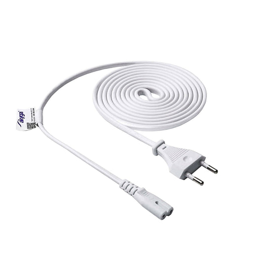 Akyga nyolcas tápkábel IEC C7 1.5m AK-RD-06A, fehér