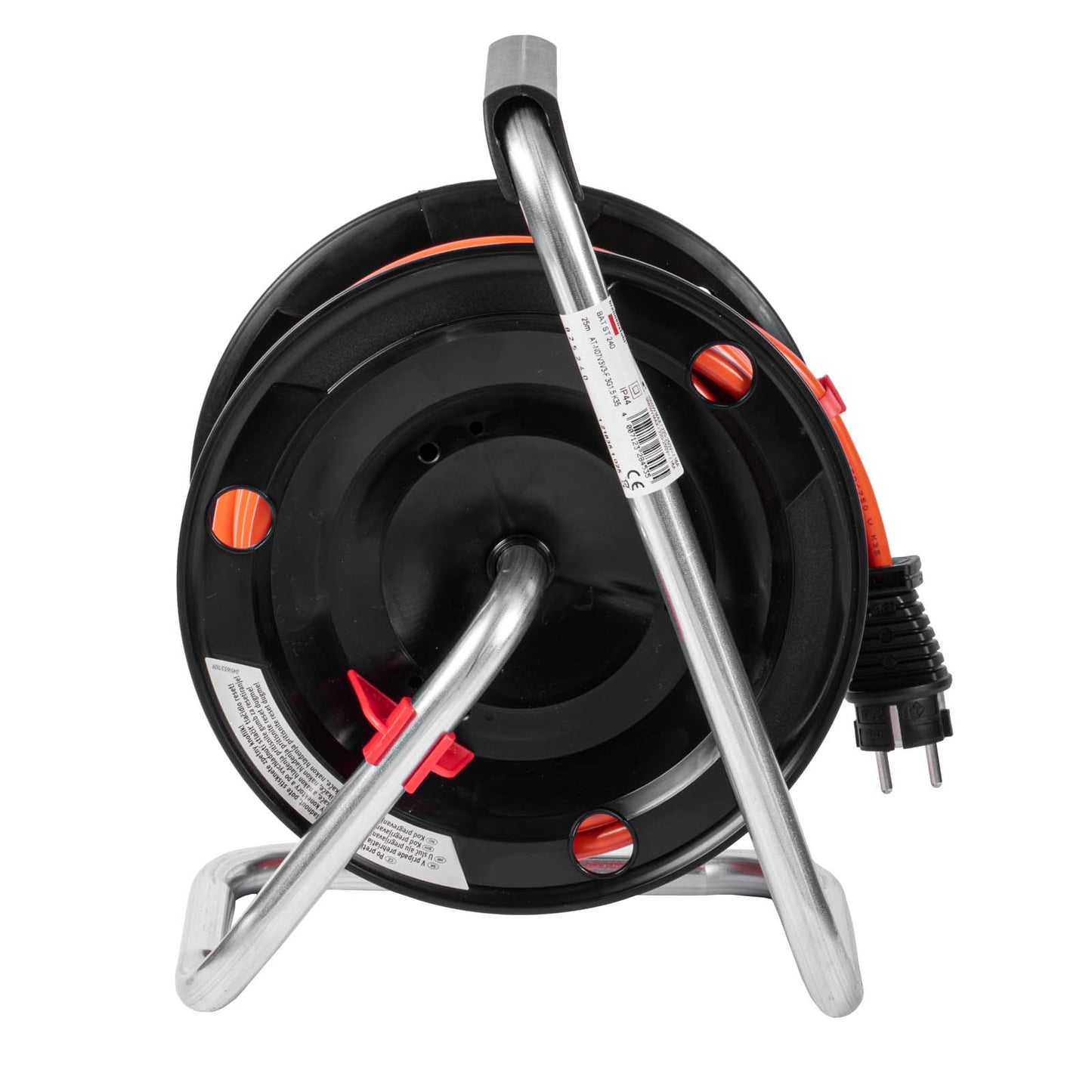 Extension Cord Reel Brennenstuhl Akyga AK-CR-05 Splash-proof Cord Holder 4 Sockets 3x1.5 mm IP44 25 m