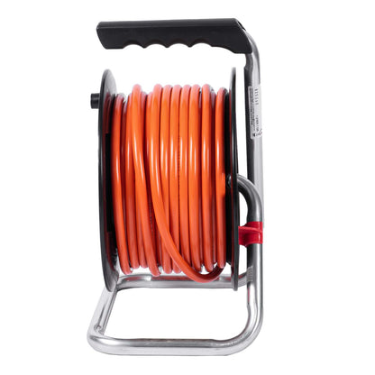 Extension Cord Reel Brennenstuhl Akyga AK-CR-05 Splash-proof Cord Holder 4 Sockets 3x1.5 mm IP44 25 m