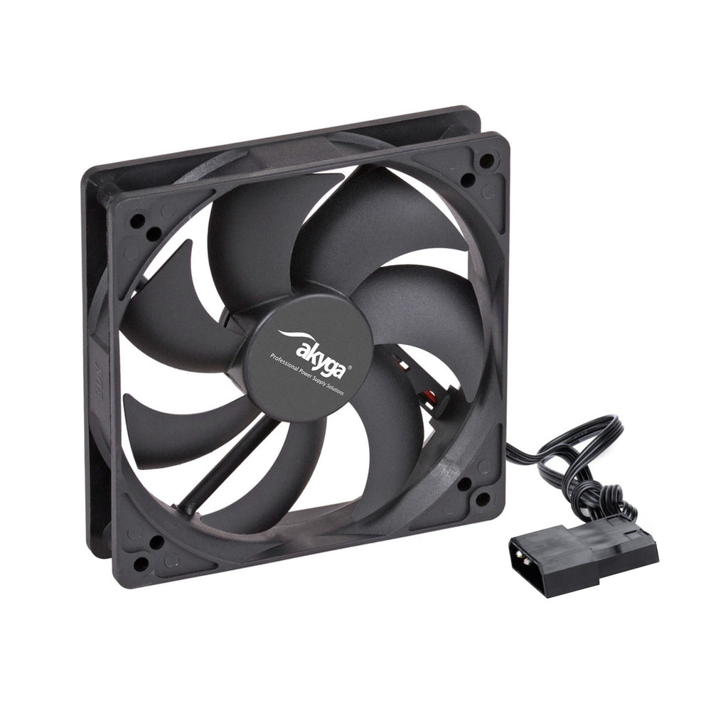 Akyga Fan 120mm MOLEX fekete AW-12A-BK
