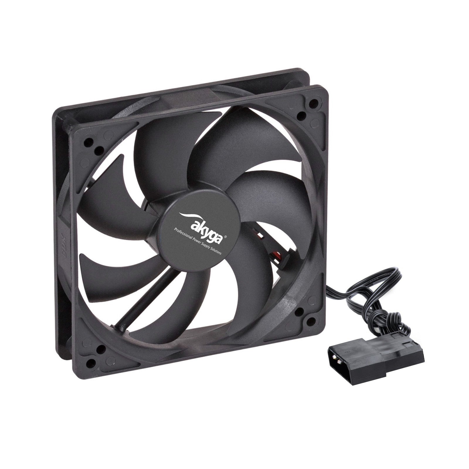 Akyga Fan 120mm MOLEX fekete AW-12A-BK