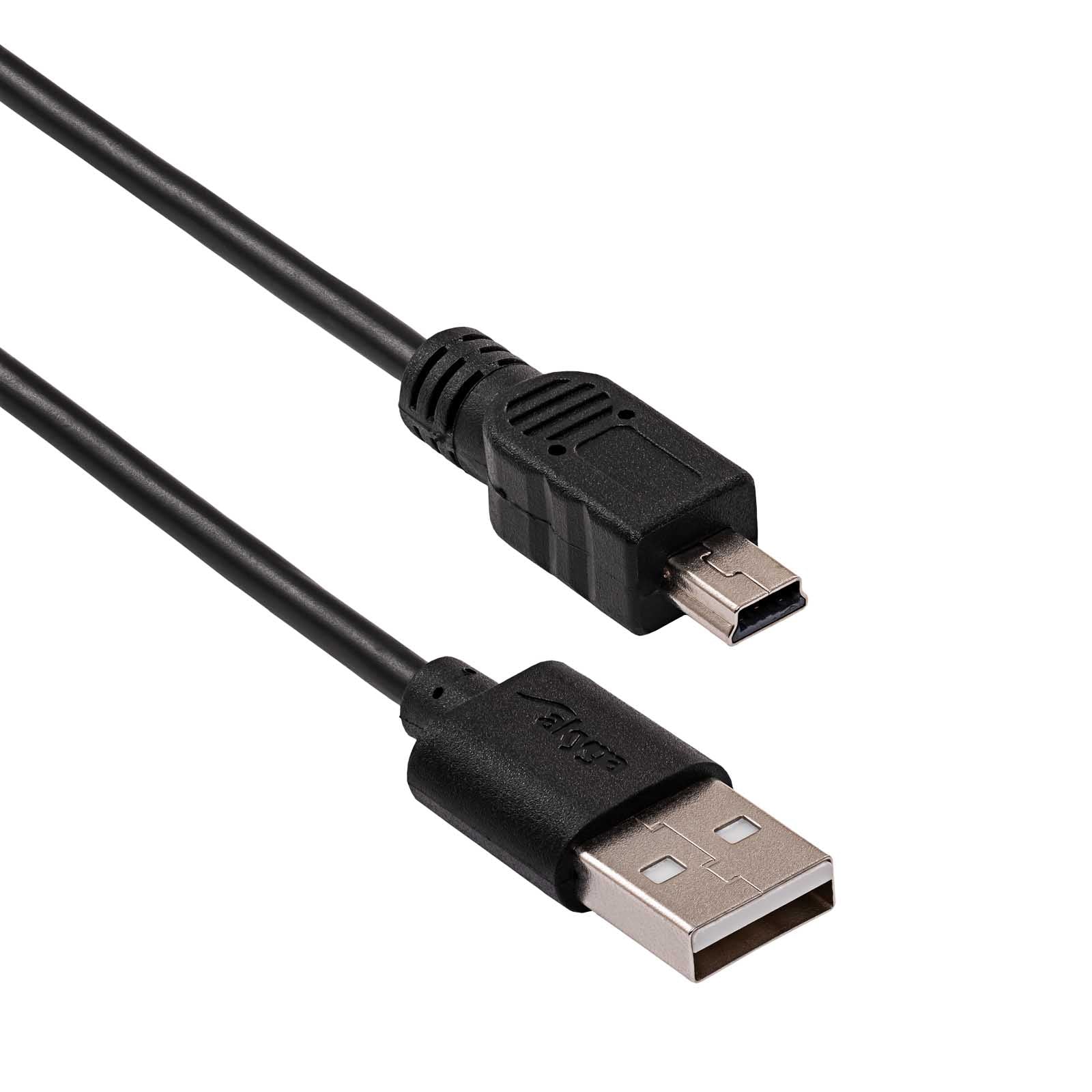 Akyga Kábel USB A/Mini-B 5-pin 1.8 m AK-USB-03