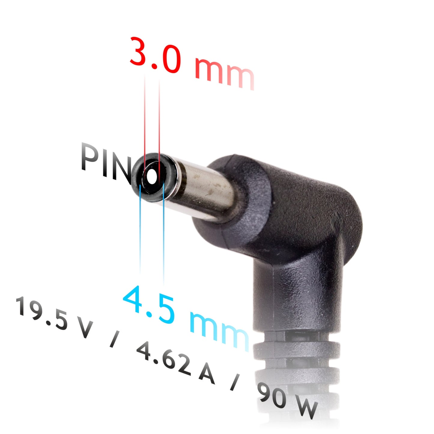 Tápegység AK-ND-53 19.5V / 4.62A 90W 4.5 x 3.0 mm + pin