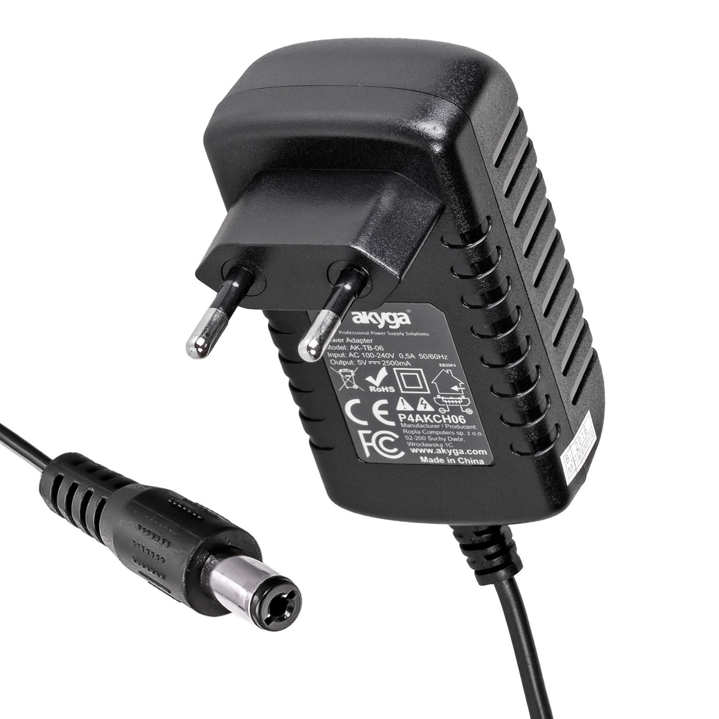 Power supply AK-TB-11 9V / 1A 9W 5.5x2.1 mm