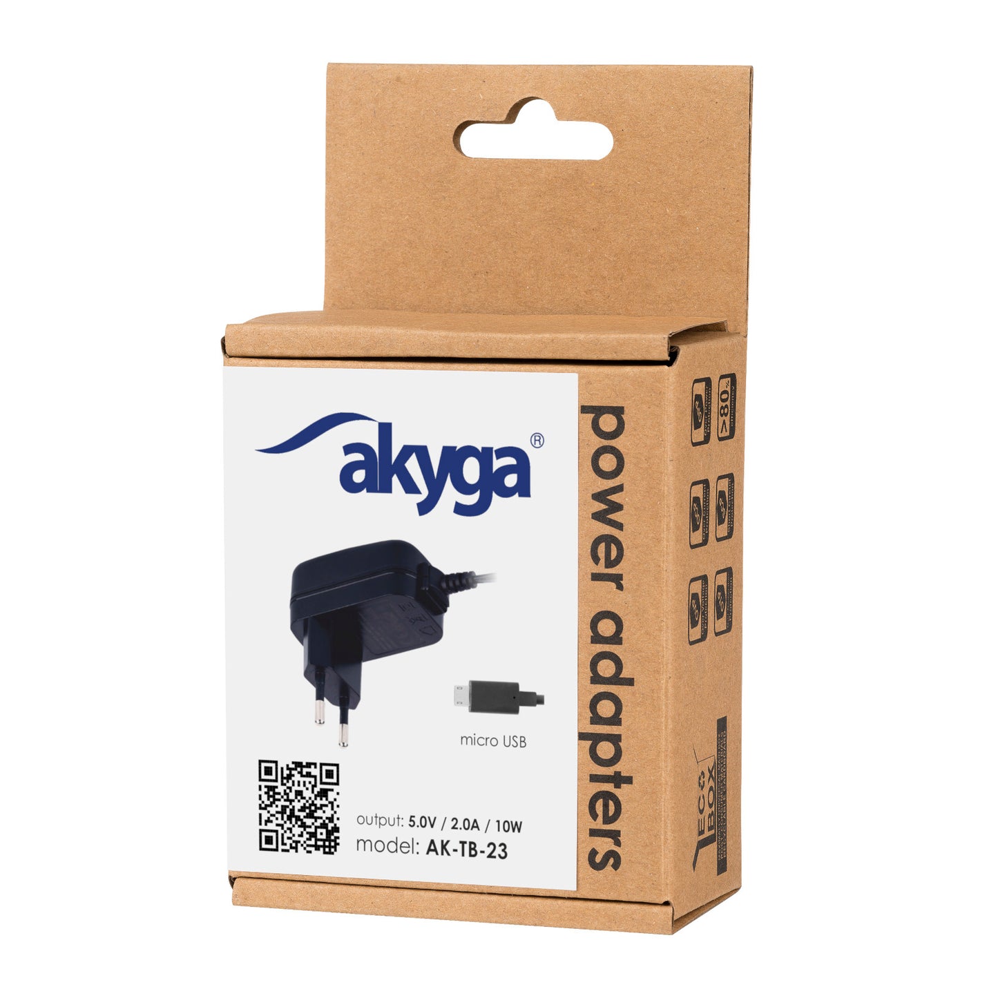 Tápegység AK-TB-23 5V / 2A 10W micro USB