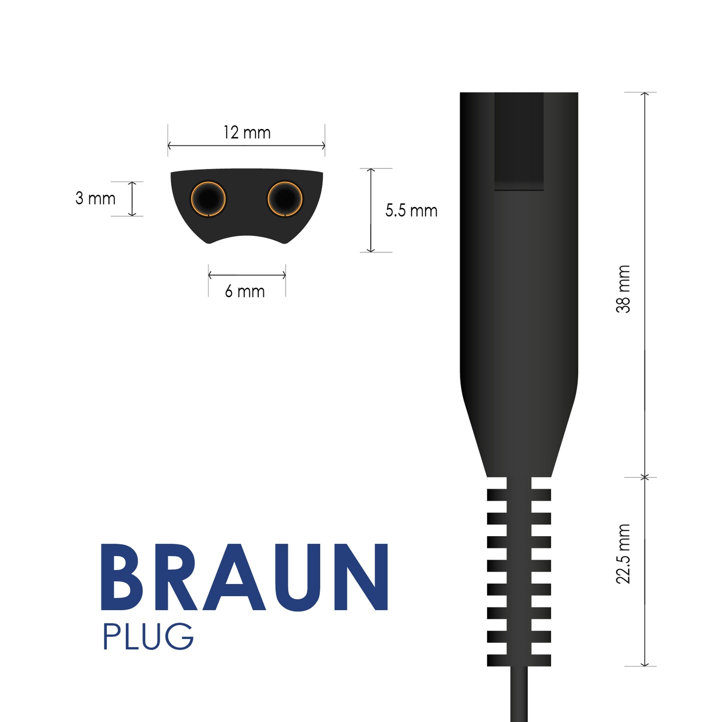 Tápegység AK-PD-08 12V / 0.4A 4.8W Braun depilator plug