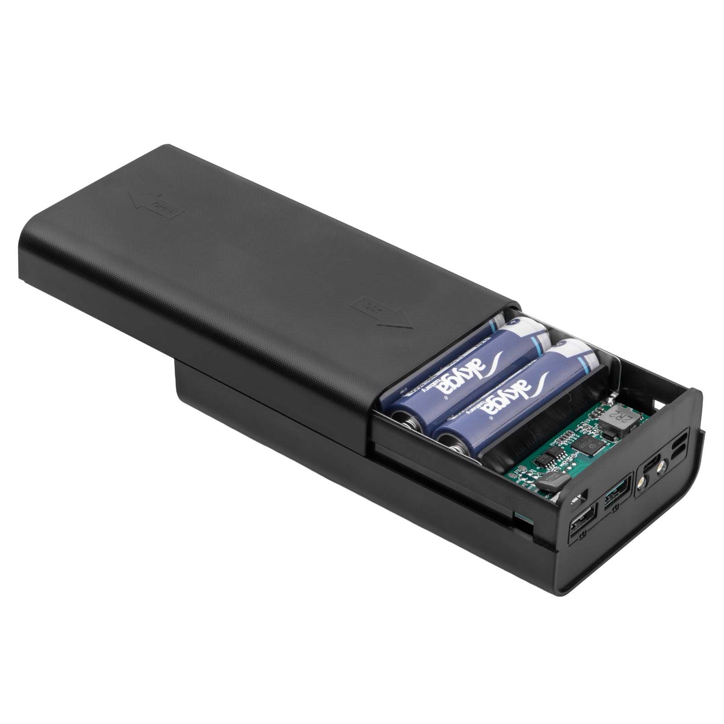 Power Bank tok AK-BC-05 12x Li-Ion 18650 vezeték nélküli töltő QIQC4+ PD 22,5 W