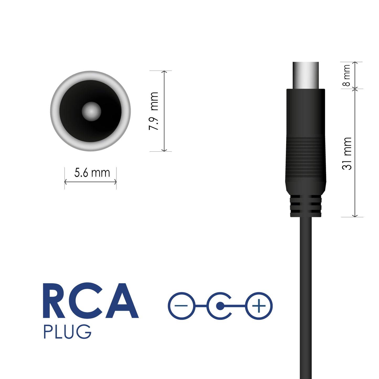 Tápegység AK-EV-07 42V / 1.7A 72W RCA férfi