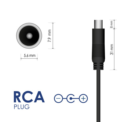 Tápegység AK-EV-07 42V / 1.7A 72W RCA férfi