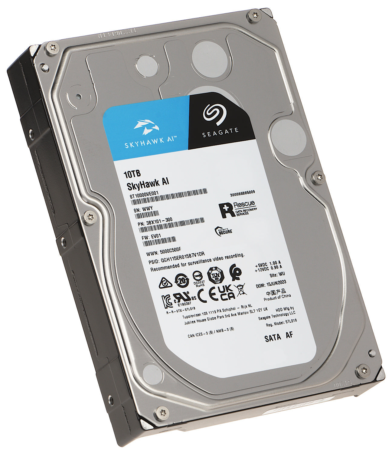 Seagate SkyHawk 10TB ST10000VE001 — második nézet