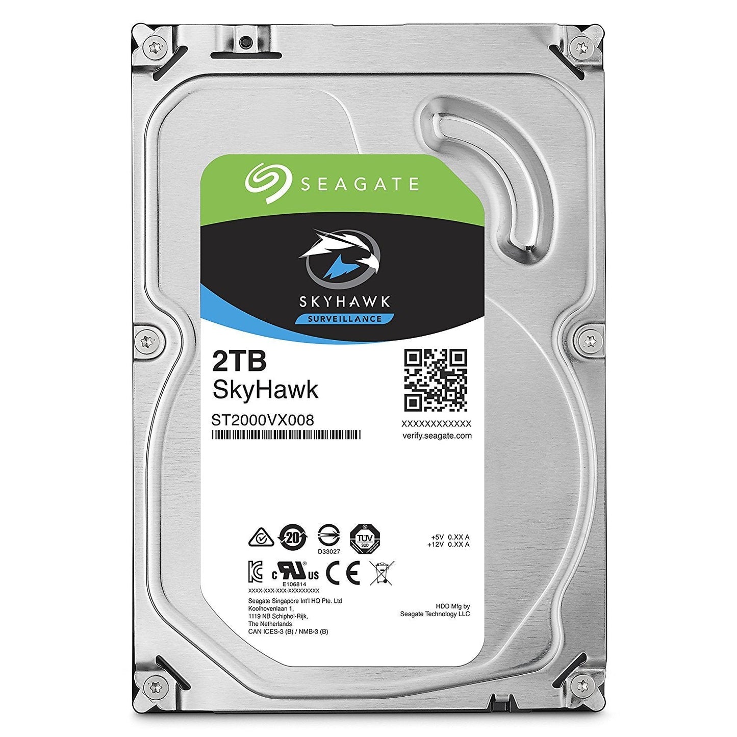 Seagate SkyHawk 2TB ST2000VX008 — második nézet