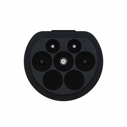 Type2 / Tesla adapter elektromos autók töltéséhez AK-SC-E23 férfi – férfi 1-fase 32A