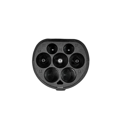 Type 2 / GB/T adapter elektromos autók töltéséhez AK-SC-E10 férfi – férfi 1-fase 32A