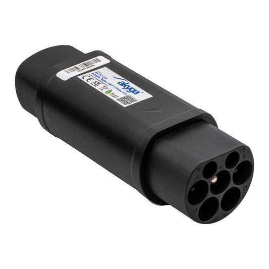 Tesla / GB/T adapter elektromos autók töltéséhez AK-SC-E22 férfi – férfi 1-fase 32A