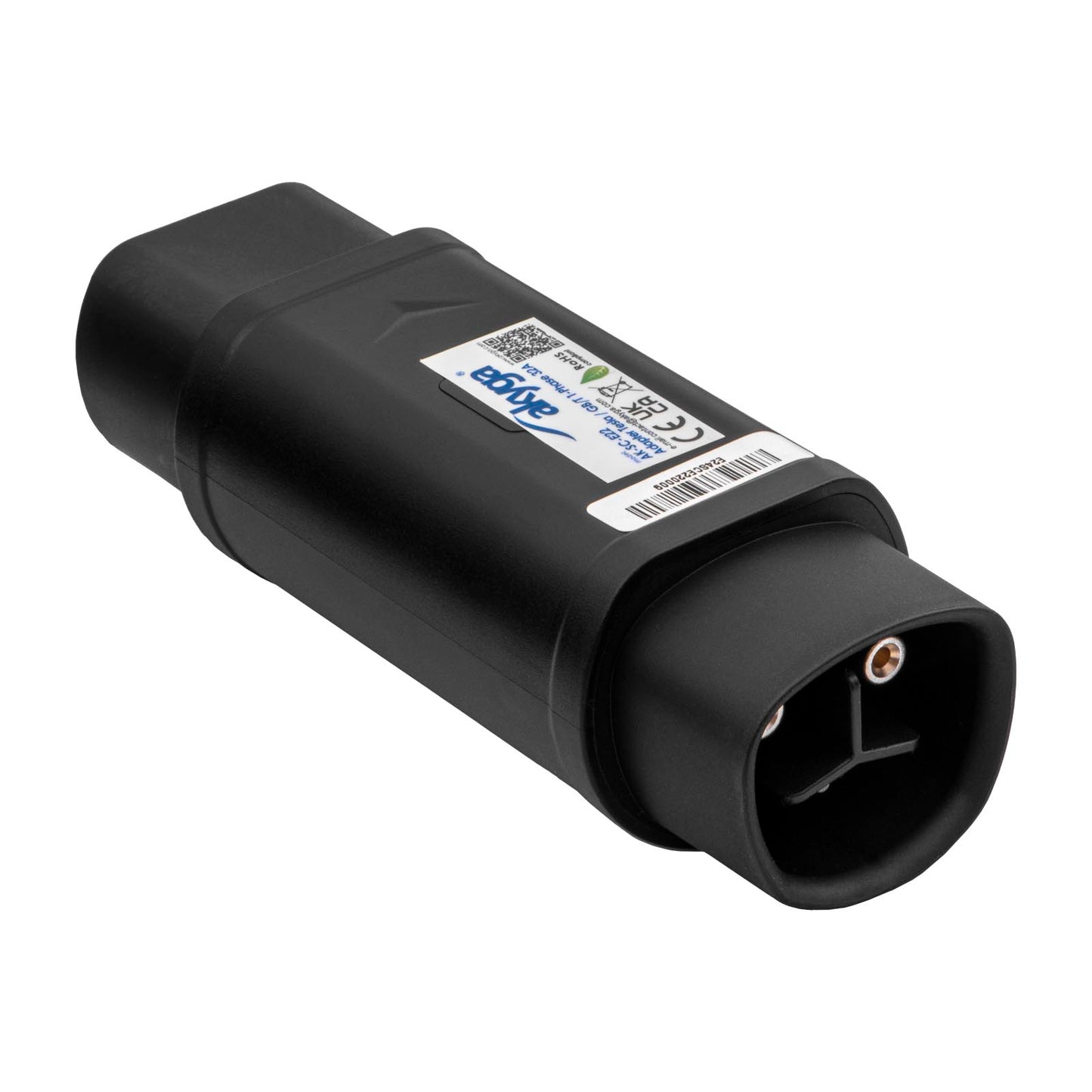Tesla / GB/T adapter elektromos autók töltéséhez AK-SC-E22 férfi – férfi 1-fase 32A