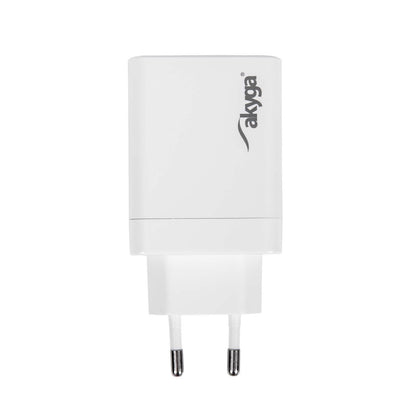 Töltő AK-CH-30 USB-A + 2x USB-C PD 5-20V / max. 3.25A 65W Quick Charge 3.0 GaN
