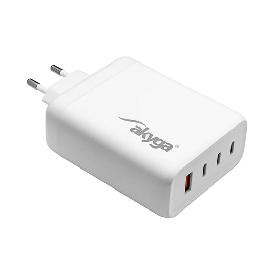 Töltő AK-CH-24 USB-A + 3x USB-C PD 5-28V / max. 5A 140W Quick Charge 3.0 GaN