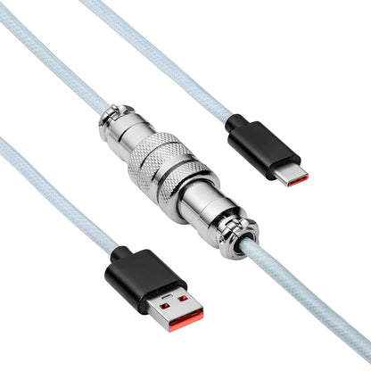 Tekercselt Aviator kábel USB C / USB A típus 3m AK-USB-48