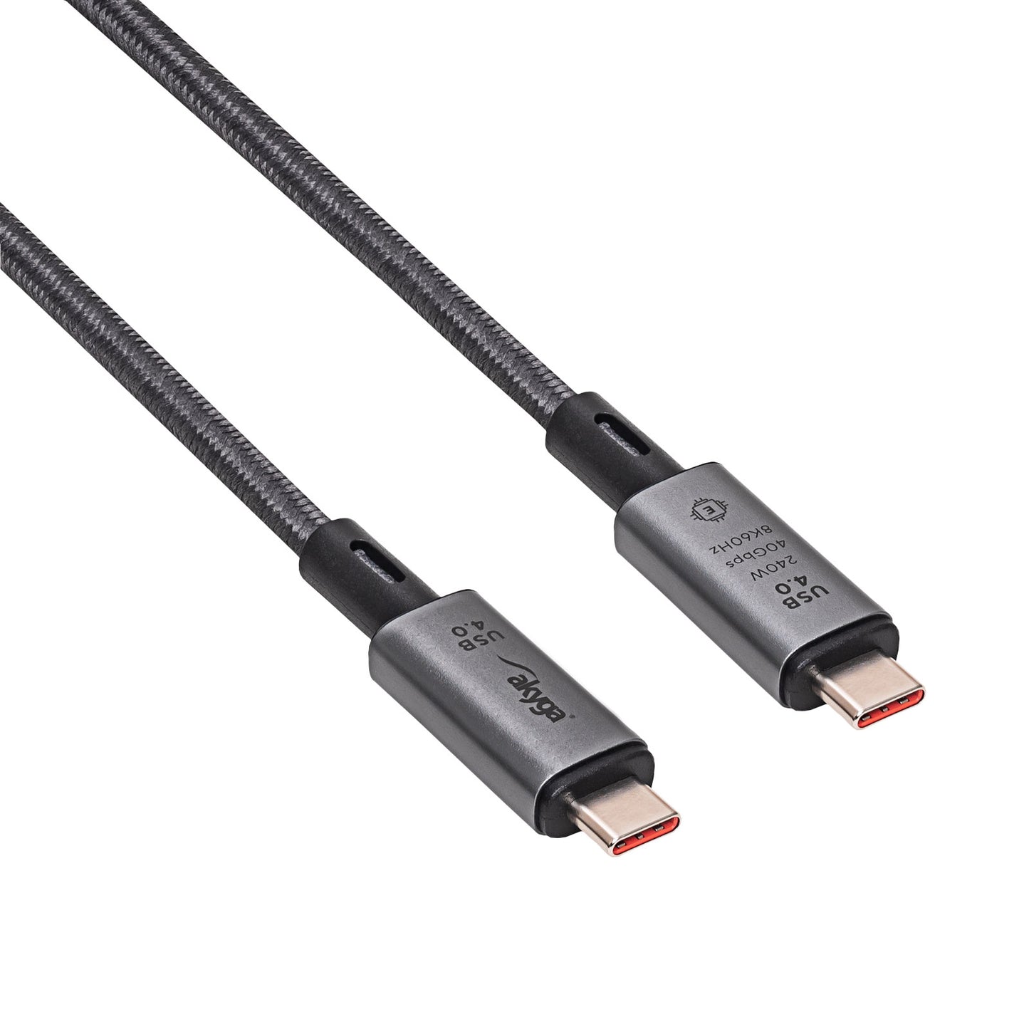 Kábel USB4 type C 1m AK-USB-45 40Gb/s 240W