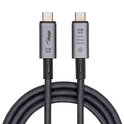Kábel USB4 type C 1m AK-USB-45 40Gb/s 240W