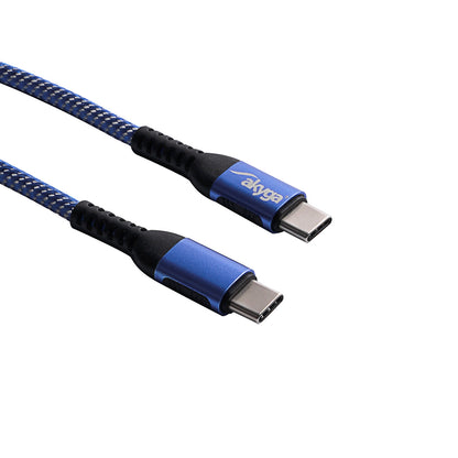 Kábel USB 2.0 type C 0.5m AK-USB-36 100W