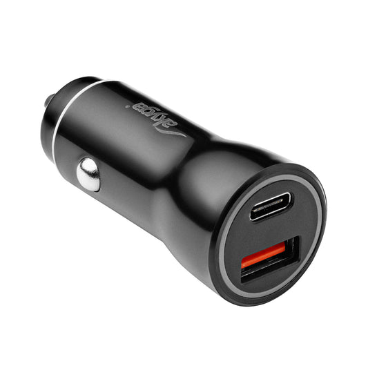USB autós töltő AK-CH-16 USB-A + USB-C PD 5-12V / max. 3A 36W Gyorstöltés 3.0