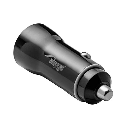 USB Car Charger AK-CH-16 USB-A + USB-C PD 5-12V / max. 3A 36W Quick Charge 3.0