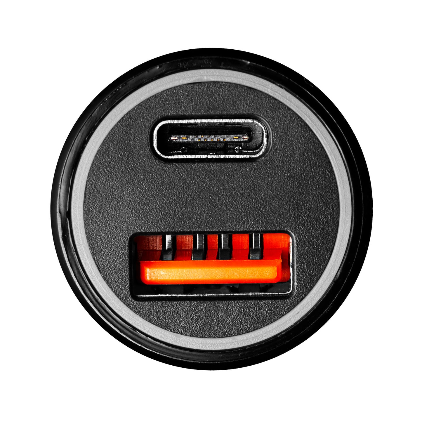USB Car Charger AK-CH-16 USB-A + USB-C PD 5-12V / max. 3A 36W Quick Charge 3.0