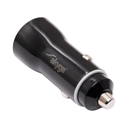 USB Car Charger AK-CH-16 USB-A + USB-C PD 5-12V / max. 3A 36W Quick Charge 3.0