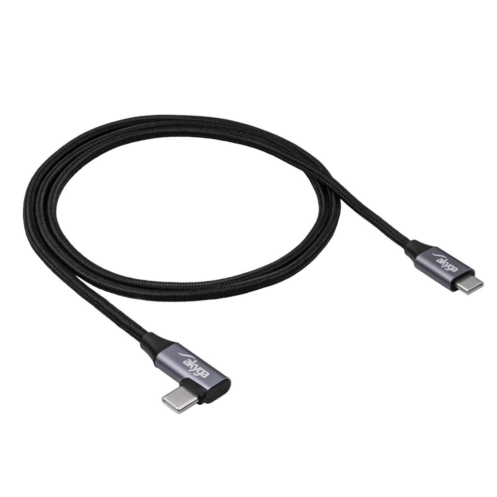 Akyga Szögben Kábel USB type C / USB type C 1m AK-USB-54 60W hálós