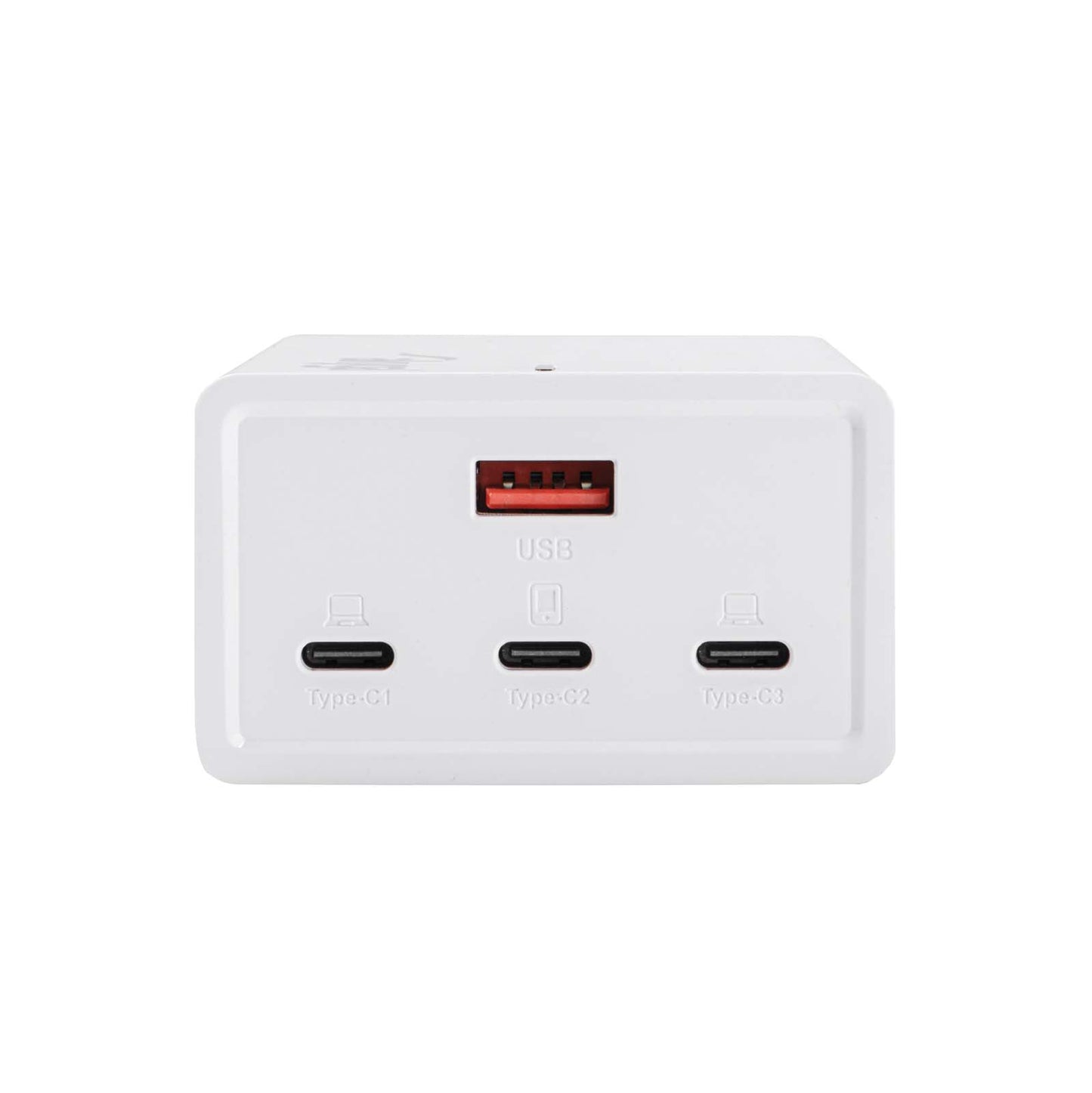 Töltő AK-CH-25 USB-A + 3x USB-C PD 5-28V / max. 5A 140W Quick Charge 3.0 GaN